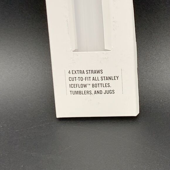Stanley Reusable Quencher Straws 4-Pack of Bpa-Free Reusable Fits Iceflow NEW - Picture 2 of 5